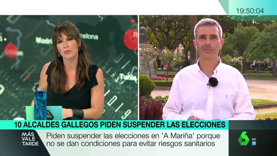 El alcalde de Ribadeo pide que se aplacen la elecciones gallegas: "Hay personas confinadas que van a ir a votar" El alcalde de Ribadeo pide que se aplacen la elecciones gallegas: "Hay personas confinadas que van a ir a votar"