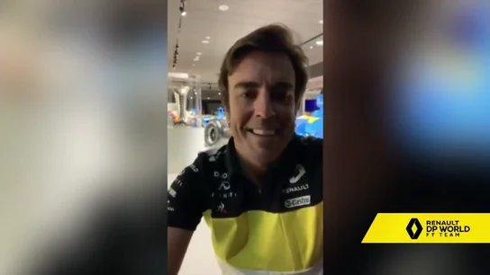 Primeras palabras de Fernando Alonso como piloto de Renault: "Me dan la opción de volver al más alto nivel" Primeras palabras de Fernando Alonso como piloto de Renault: "Me dan la opción de volver al más alto nivel"