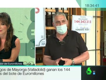 Habla uno de los agraciado del premio de 144 millones del Euromillones: "Es un pequeño colchón para ir un poquito más cómodos" Habla uno de los agraciado del premio de 144 millones del Euromillones: "Es un pequeño colchón para ir un poquito más cómodos"