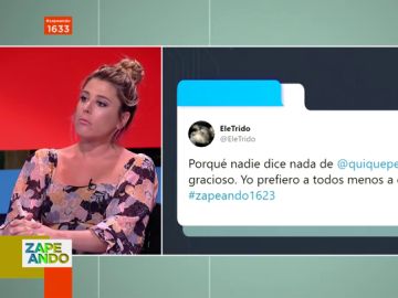 Valeria Ros defiende a Quique Peinado de las críticas de un espectador: "Es un profesional extraordinario" Valeria Ros defiende a Quique Peinado de las críticas de un espectador: "Es un profesional extraordinario"