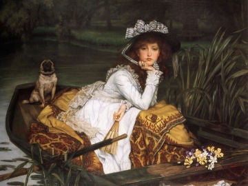 Young Lady in a boat - James Tissot