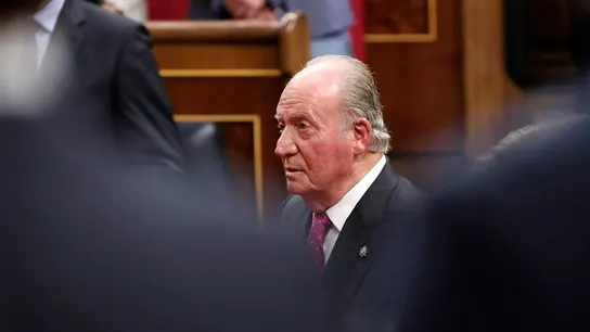 El rey emérito Juan Carlos en el Congreso de los Diputados en una imagen de archivo Rey Juan Carlos
