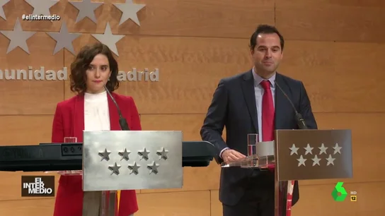 Vídeo manipulado - La surrealista rueda de prenda en la que Díaz Ayuso ameniza las palabras de Aguado a golpe de piano Vídeo manipulado - La surrealista rueda de prenda en la que Díaz Ayuso ameniza las palabras de Aguado a golpe de piano