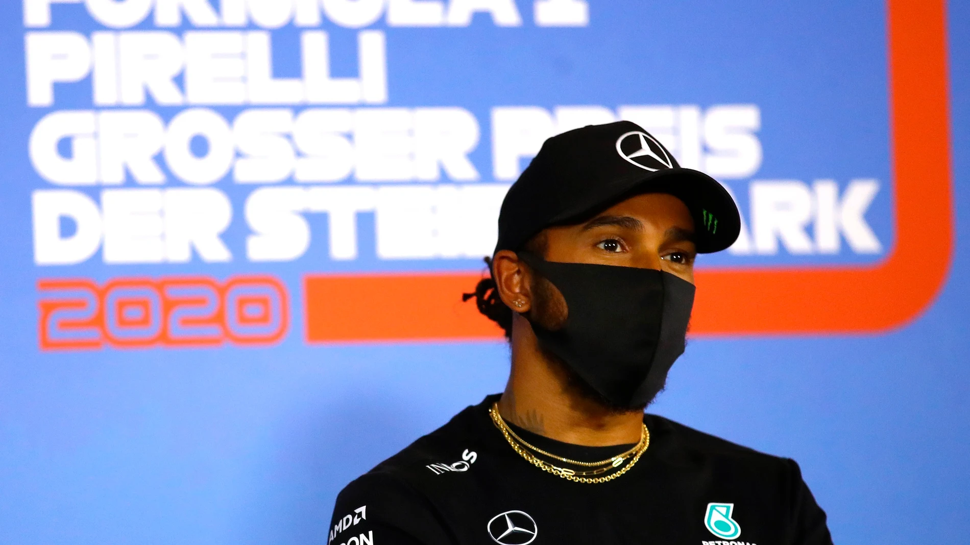 Lewis Hamilton, piloto de Mercedes, en el circuito de Spielberg