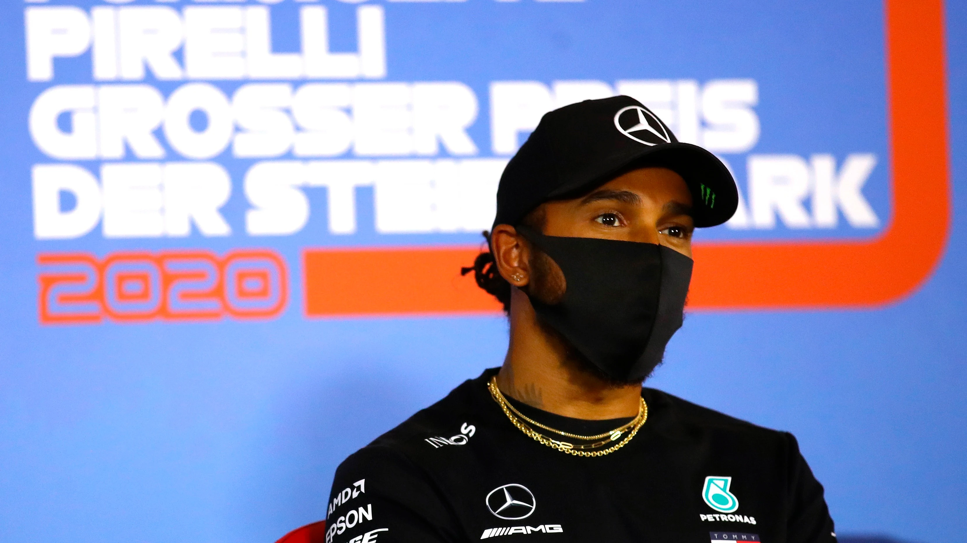 Lewis Hamilton, piloto de Mercedes, en el circuito de Spielberg