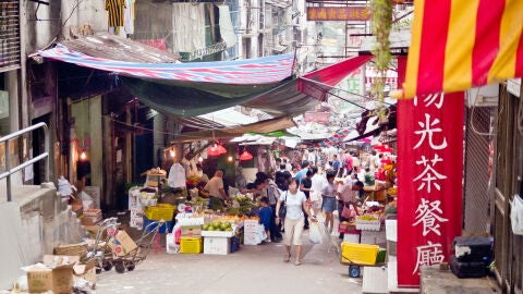 Mercado en Hong Kong