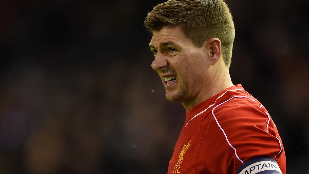 Steven Gerrard, con el Liverpool