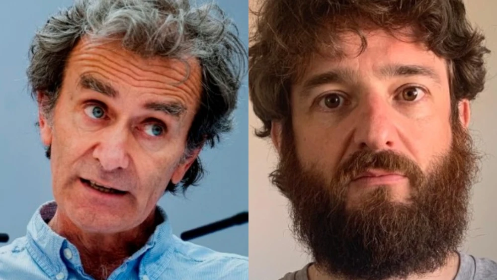 El actor Gorka Otxoa y el epidemiólogo Fernando Simón en imágenes de archivo El actor Gorka Otxoa y el epidemiólogo Fernando Simón en imágenes de archivo