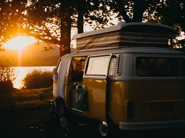 Clásica autocaravana Volkswagen Clásica autocaravana Volkswagen