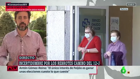El candidato de Galicia en Común a la Xunta, Antón Gómez Reino gomez reino