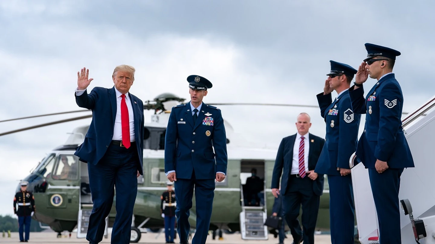 Donald Trump a su llegada a Miami Donald Trump a su llegada a Miami