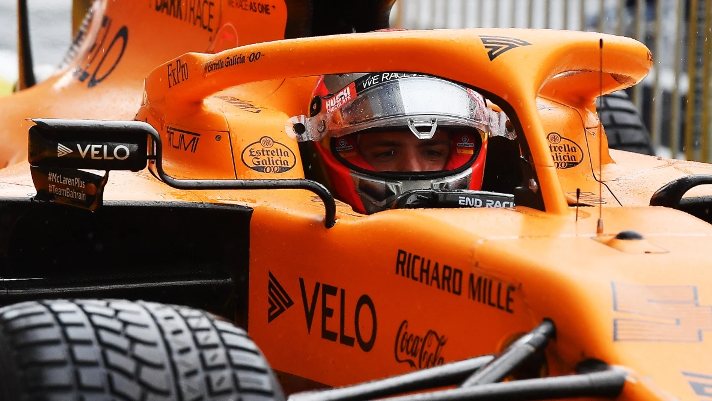 Carlos Sainz, con el Mclaren Carlos Sainz, con el Mclaren