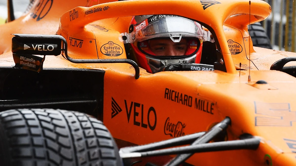 Carlos Sainz, con el Mclaren