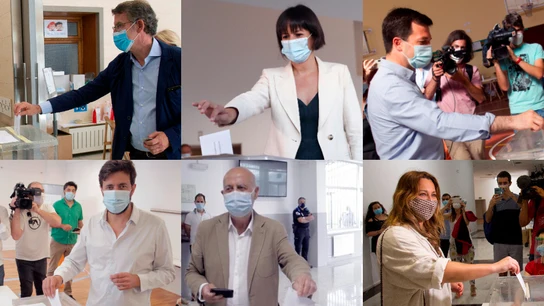 Los candidatos a la Xunta de Galicia Los candidatos a la Xunta de Galicia