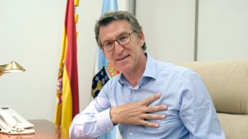 Feijóo celebra la victoria electoral en Galicia