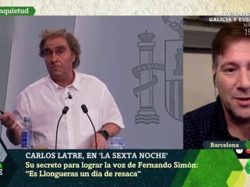 De Ferreras a Fernando Simón o Pedro Sánchez: no hay quien se resista a las imitaciones de Carlos Latre De Ferreras a Fernando Simón o Pedro Sánchez: no hay quien se resista a las imitaciones de Carlos Latre