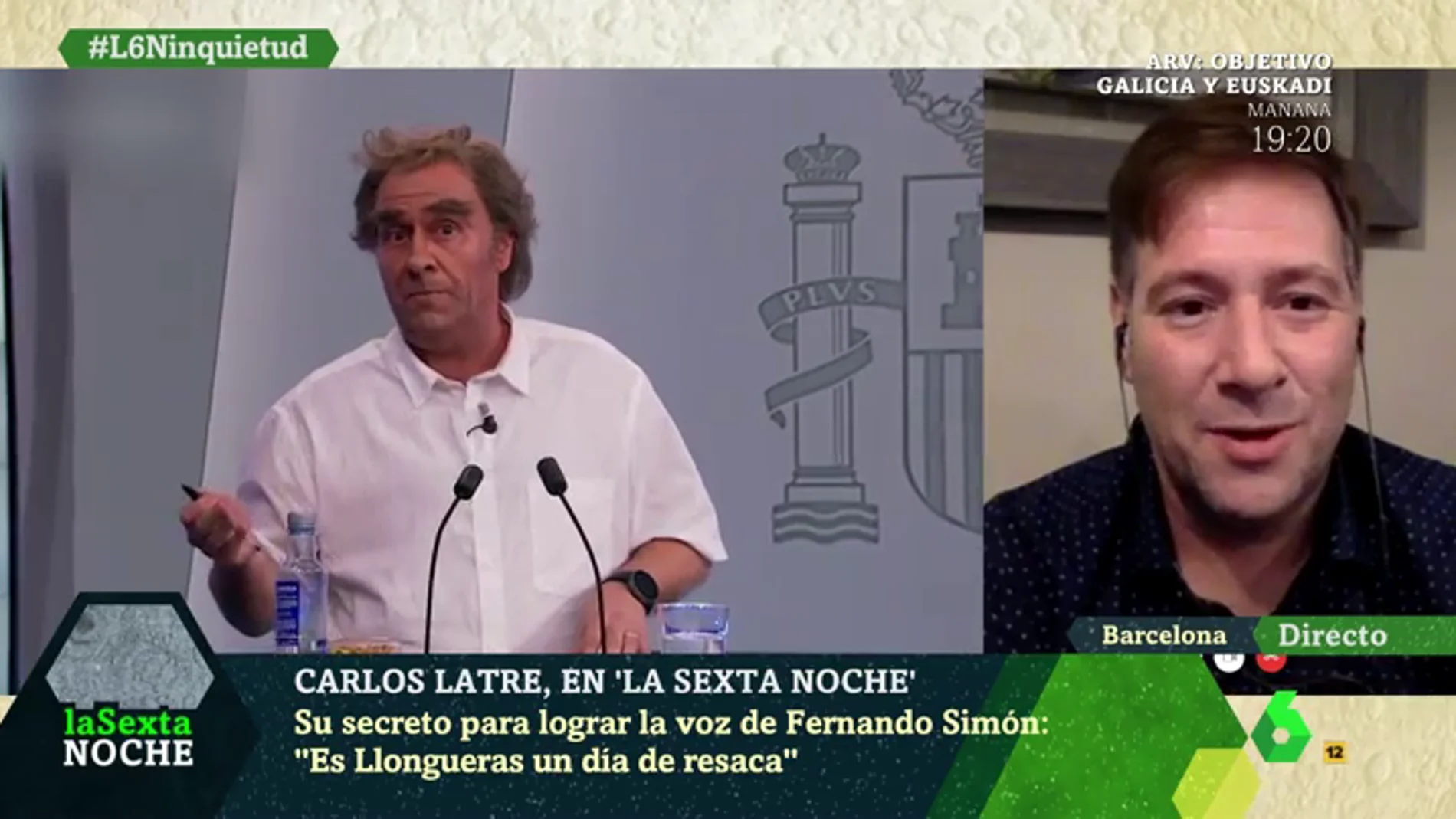De Ferreras a Fernando Simón o Pedro Sánchez: no hay quien se resista a las imitaciones de Carlos Latre