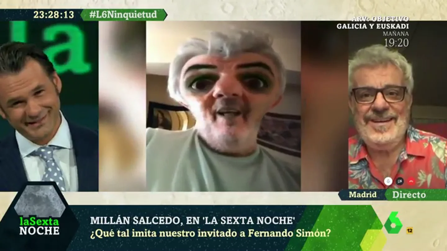 Millán Salcedo pide a Sánchez que suba el sueldo a sanitarios y médicos (con parodia de Fernando Simón incluida) Millán Salcedo pide a Sánchez que suba el sueldo a sanitarios y médicos (con parodia de Fernando Simón incluida)