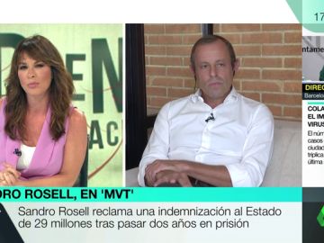 Sandro Rosell, sobre su indemnización: "Hay que poner un valor, pero la muerte en vida de dos años no tiene precio" Sandro Rosell, sobre su indemnización: "Hay que poner un valor, pero la muerte en vida de dos años no tiene precio"