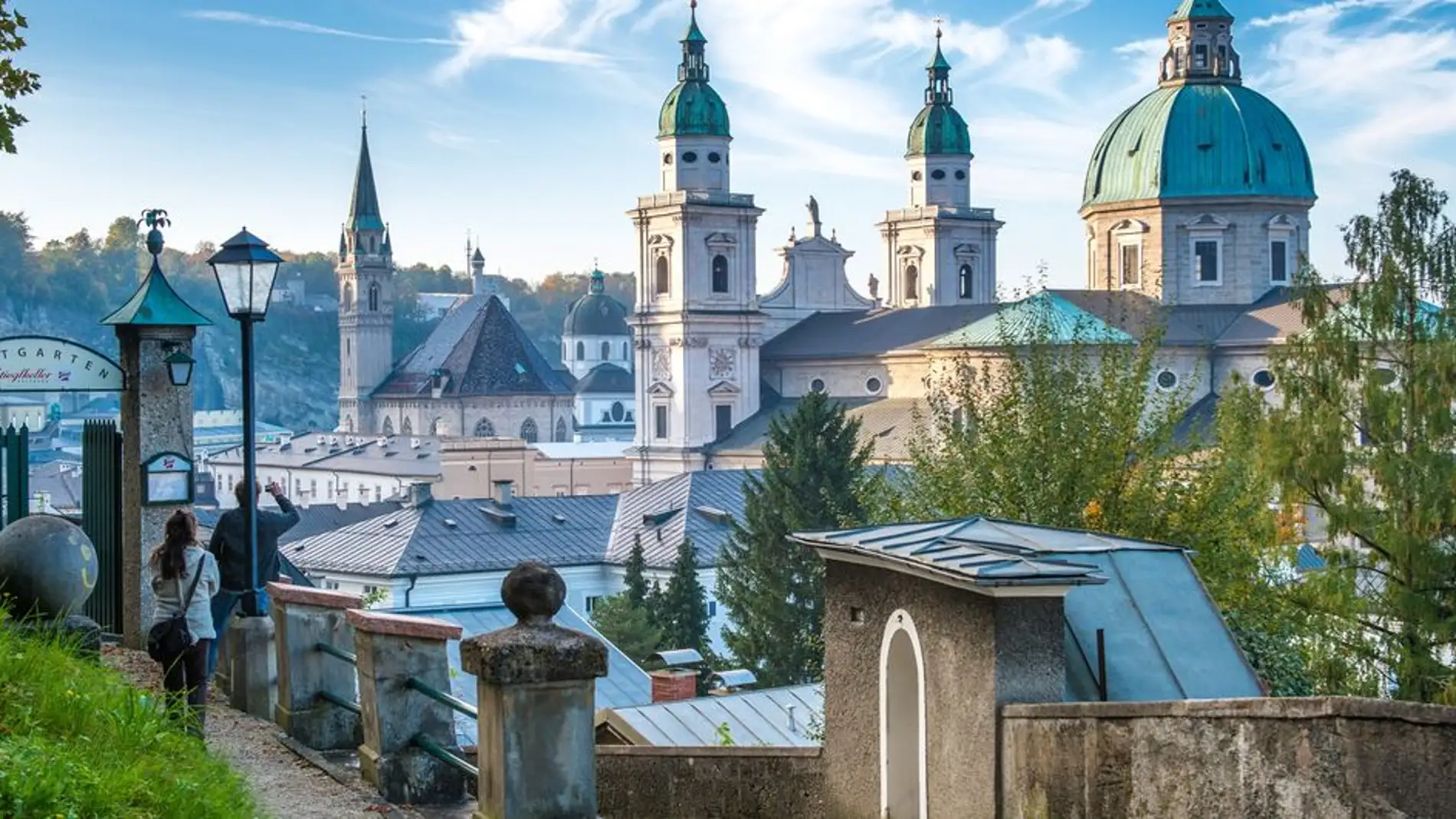 Vista de Salzburgo, Austria