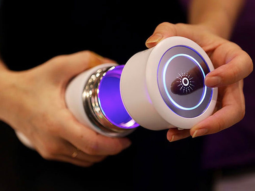 Link UV Self-Cleaning Water Bottle.