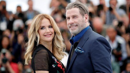 Kelly Preston junto a su esposo John Travolta