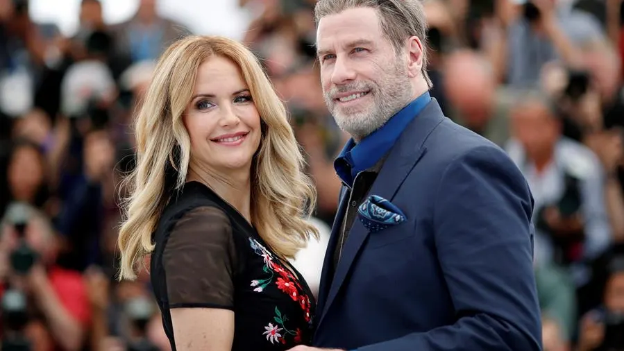 Kelly Preston junto a su esposo John Travolta