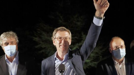 El presidente de la Xunta, Alberto N&uacute;&ntilde;ez Feij&oacute;o