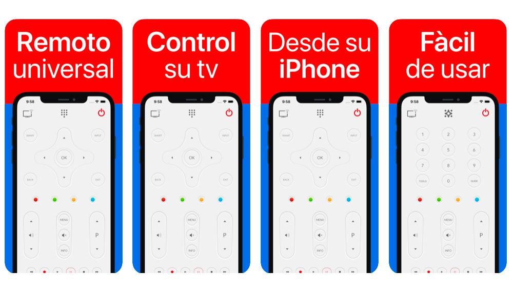 Control remoto universal iOS