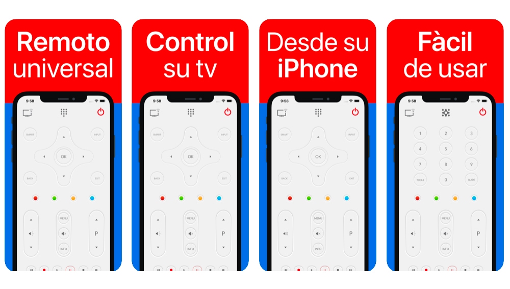 Control remoto universal iOS