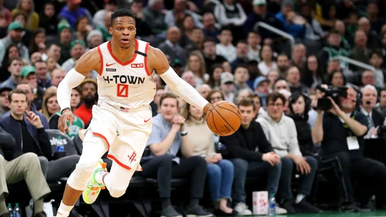 Russell Westbrook, base de los Houston Rockets Russell Westbrook, base de los Houston Rockets