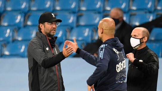 J&uuml;rgen Klopp y Pep Guardiola