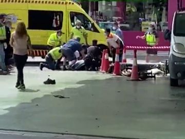 Dos heridos graves por una fuerte explosión en una gasolinera de Cartagena Dos heridos graves por una fuerte explosión en una gasolinera de Cartagena