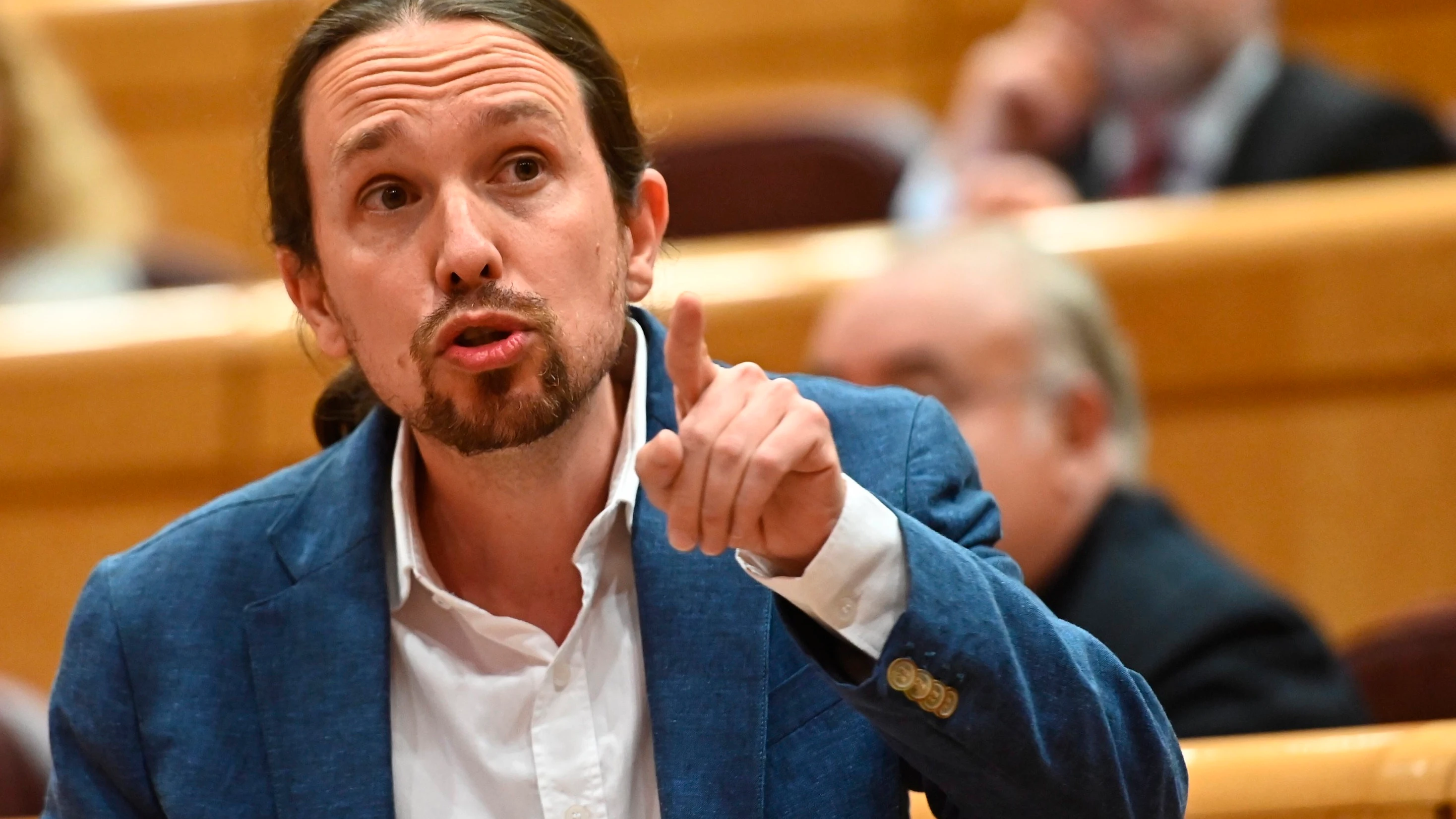 El vicepresidente segundo del Gobierno y líder de Unidas Podemos, Pablo Iglesias El vicepresidente segundo del Gobierno y líder de Unidas Podemos, Pablo Iglesias