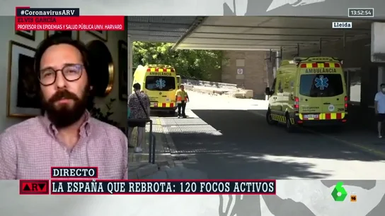 El doctor en Salud Púbica por Harvard y profesor de epidemias, Elvis García. elvis