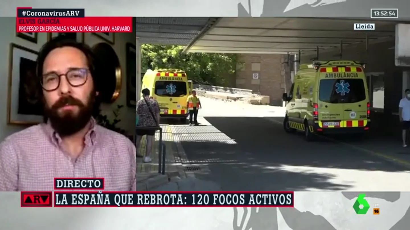 El doctor en Salud Púbica por Harvard y profesor de epidemias, Elvis García. elvis