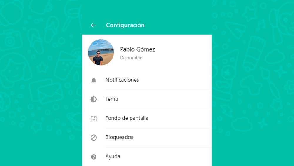 Bloquear en Whatsapp Web