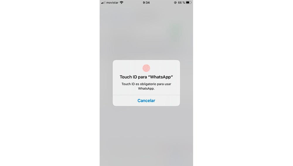 Bloqueo app Whatsapp