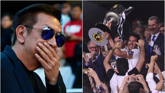 Peter Lim y Dani Parejo Peter Lim y Dani Parejo