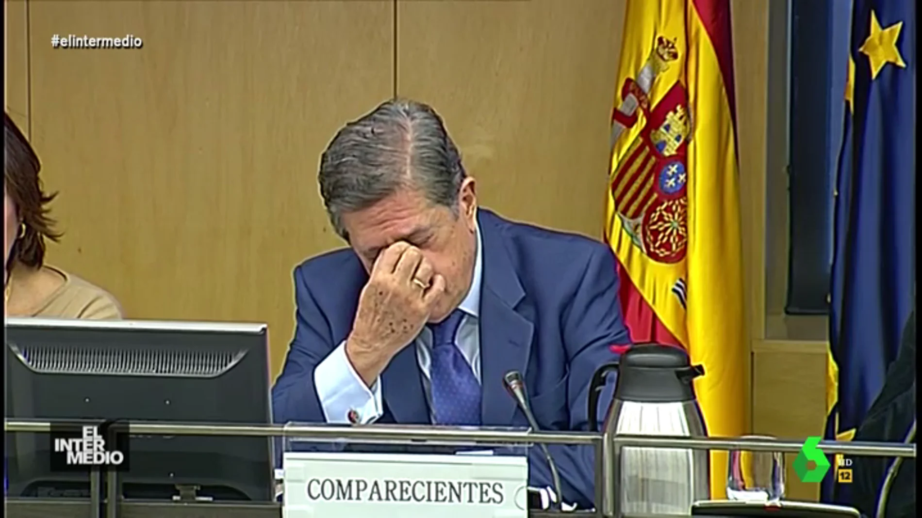 Rufián hace llorar a Trillo en la Comisión de Investigación por la presunta financiación ilegal de PP