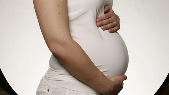 Foto de una mujer embarazada. Foto de una mujer embarazada.
