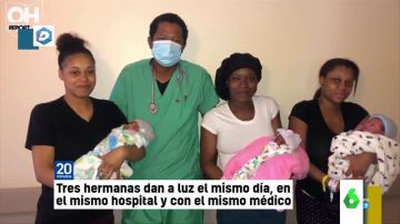 Tres hermanas dan a luz el mismo día, en el mismo hospital y con el mismo médico
