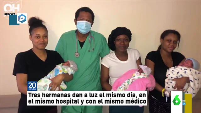 La historia insólita de tres hermanas: dan a luz el mismo día, en el mismo hospital y con el mismo médico