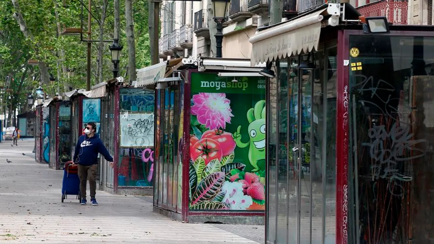 Floristerías en la Rambla de Barcelona Floristerías en la Rambla de Barcelona