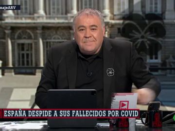 Antonio García Ferreras en el especial 'Homenaje a las víctimas'