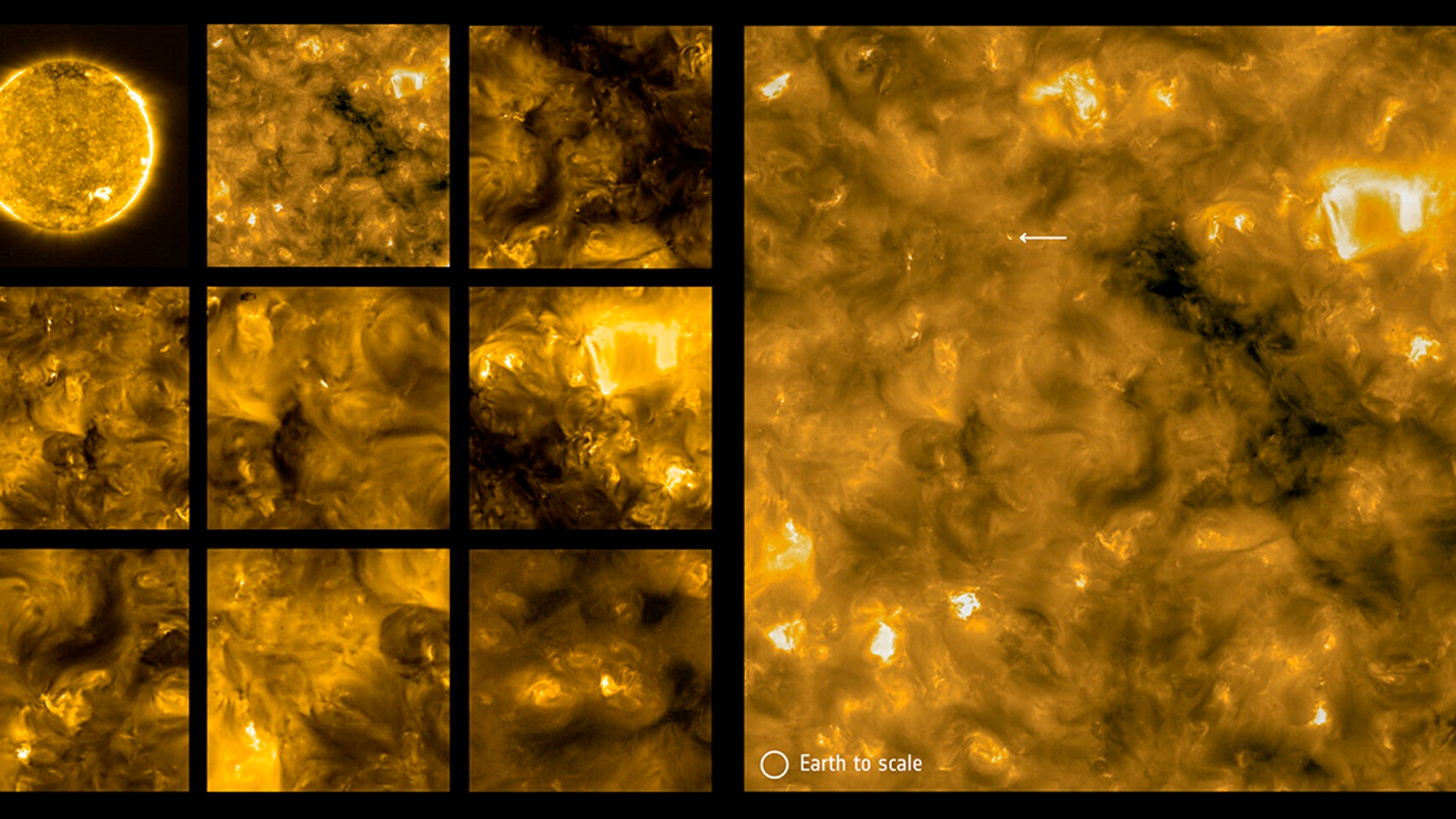 Solar Orbiter toma las imagenes mas cercanas del Sol y capta sus hogueras