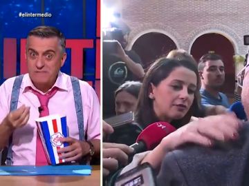 El 'dardo' de Wyoming a Cs tras el tenso encuentro entre Igea y Arrimadas El 'dardo' de Wyoming a Cs tras el tenso encuentro entre Igea y Arrimadas