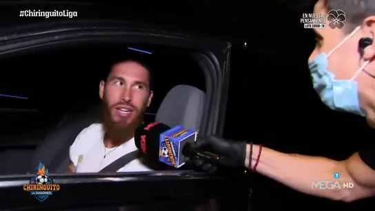 Sergio Ramos y su dedicatoria para Cristóbal Soria en 'El Chiringuito': "¡Barbero gordo!" Sergio Ramos y su dedicatoria para Cristóbal Soria en 'El Chiringuito': "¡Barbero gordo!"