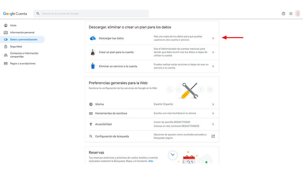 Hacer copia seguridad Gmail. Paso 1