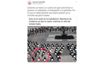 Bulo compartido por Hermann Tertsch (Vox)